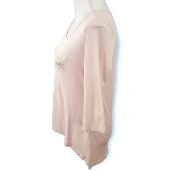 NY&CO BLUSH #SO GRATEFUL TEE-SHIRT SZ.S EUC - Picture 3 of 7